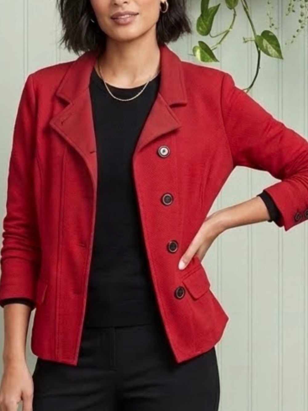 cabi Outing Blazer in Rhubarb Red (Size 12) - EUC - gorgeous & versatile